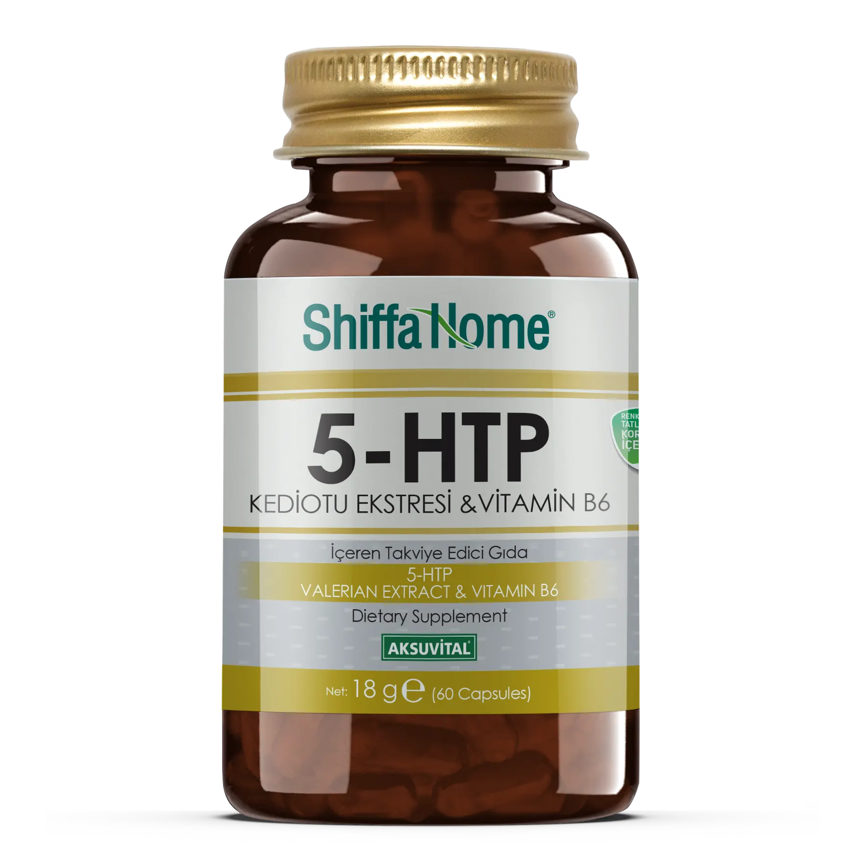 5-HTP & Kediotu Ekstresi & B6 Vitamini 60 Kapsül