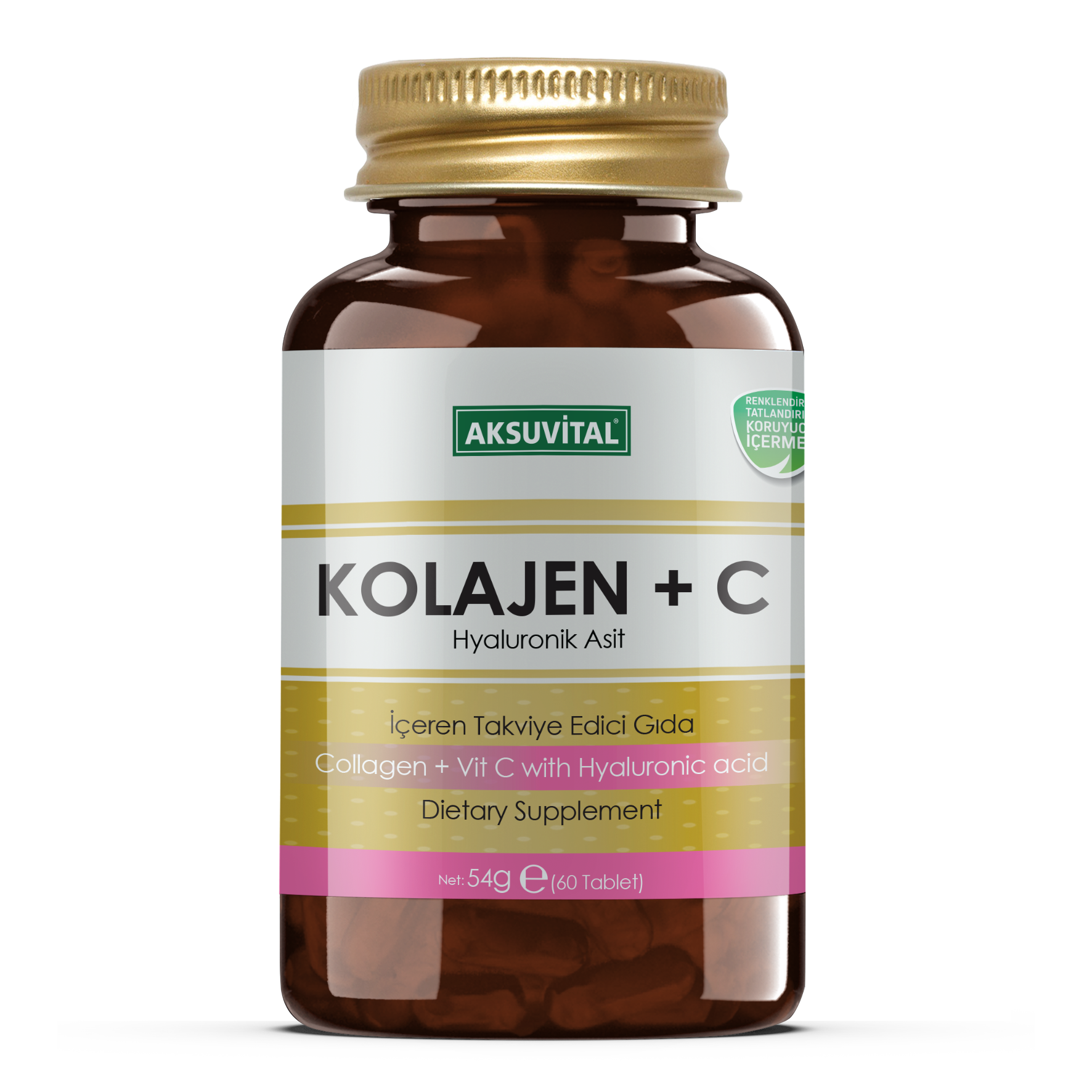 Kolajen + C Vitamini & Hyaluronik Asit 60 Tablet