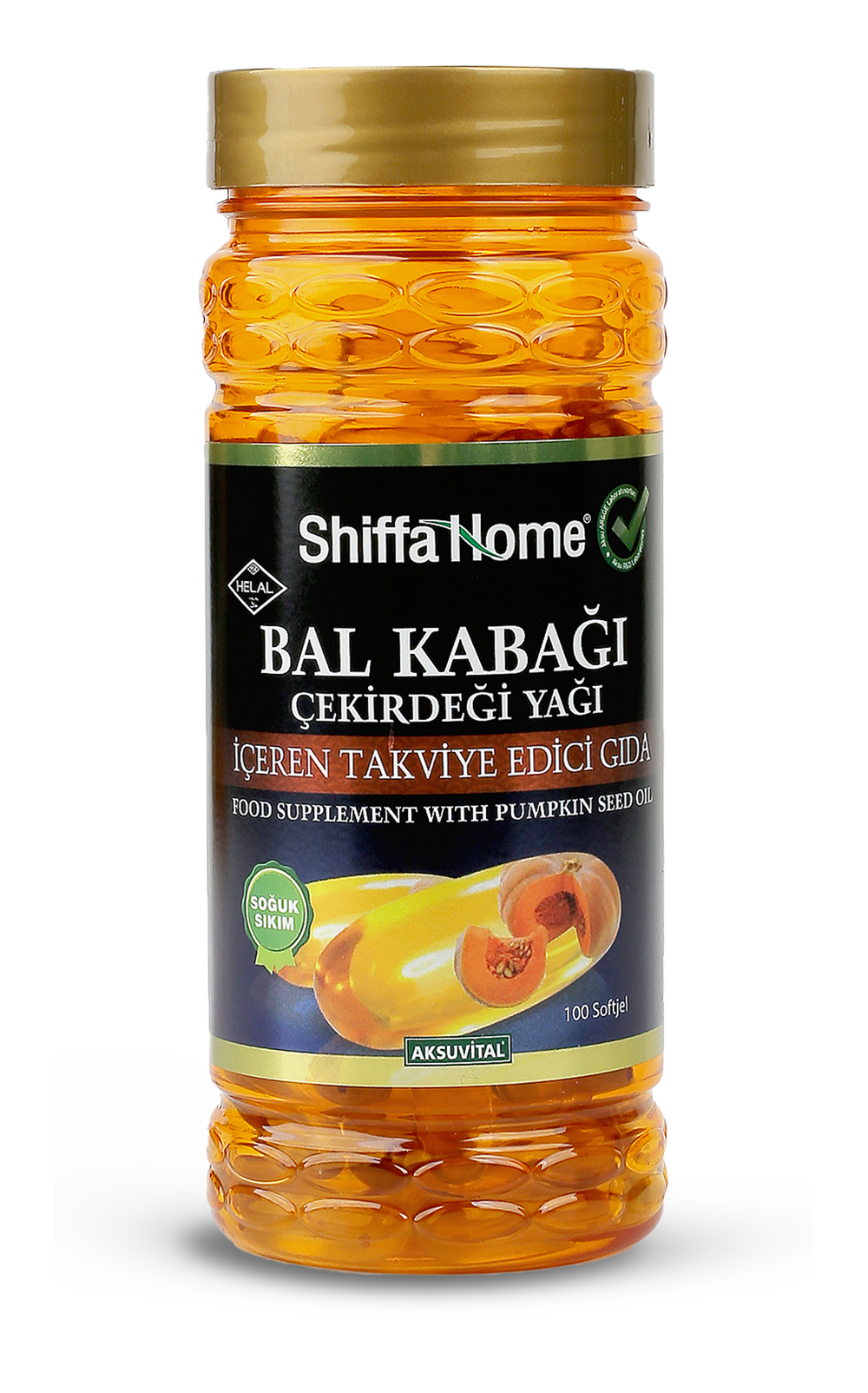 Bal Kabağı Çekirdeği Yağı 100 Softjel