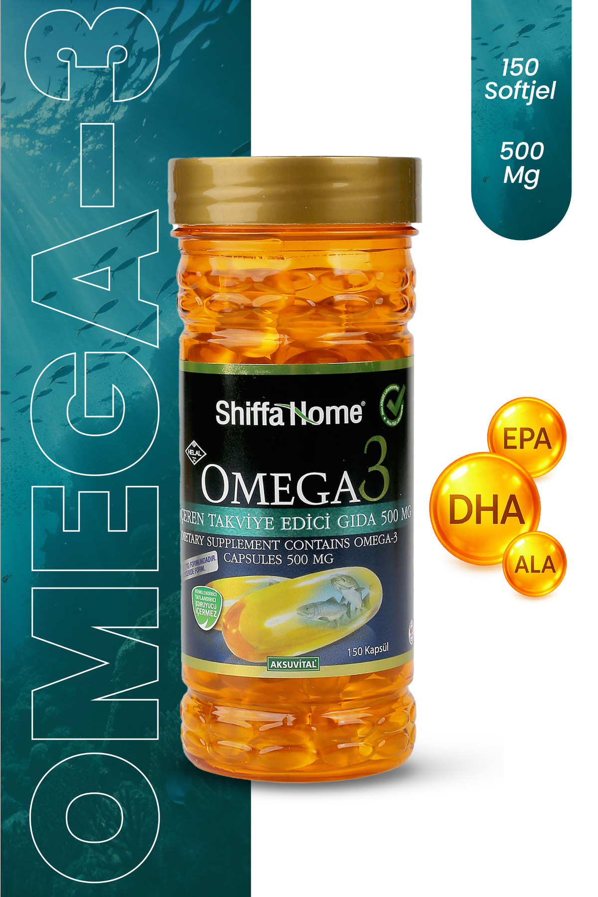 Omega 3 500 mg 150 Softjel