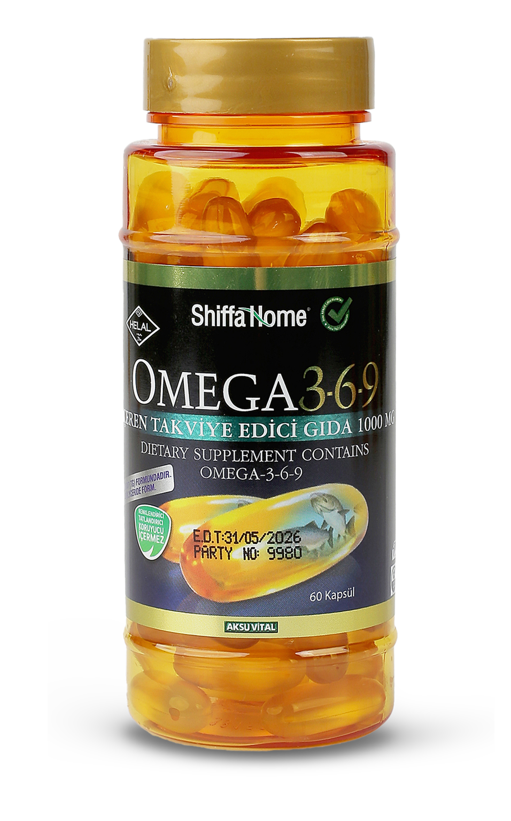 Omega 3-6-9 1000 mg 60 Softjel