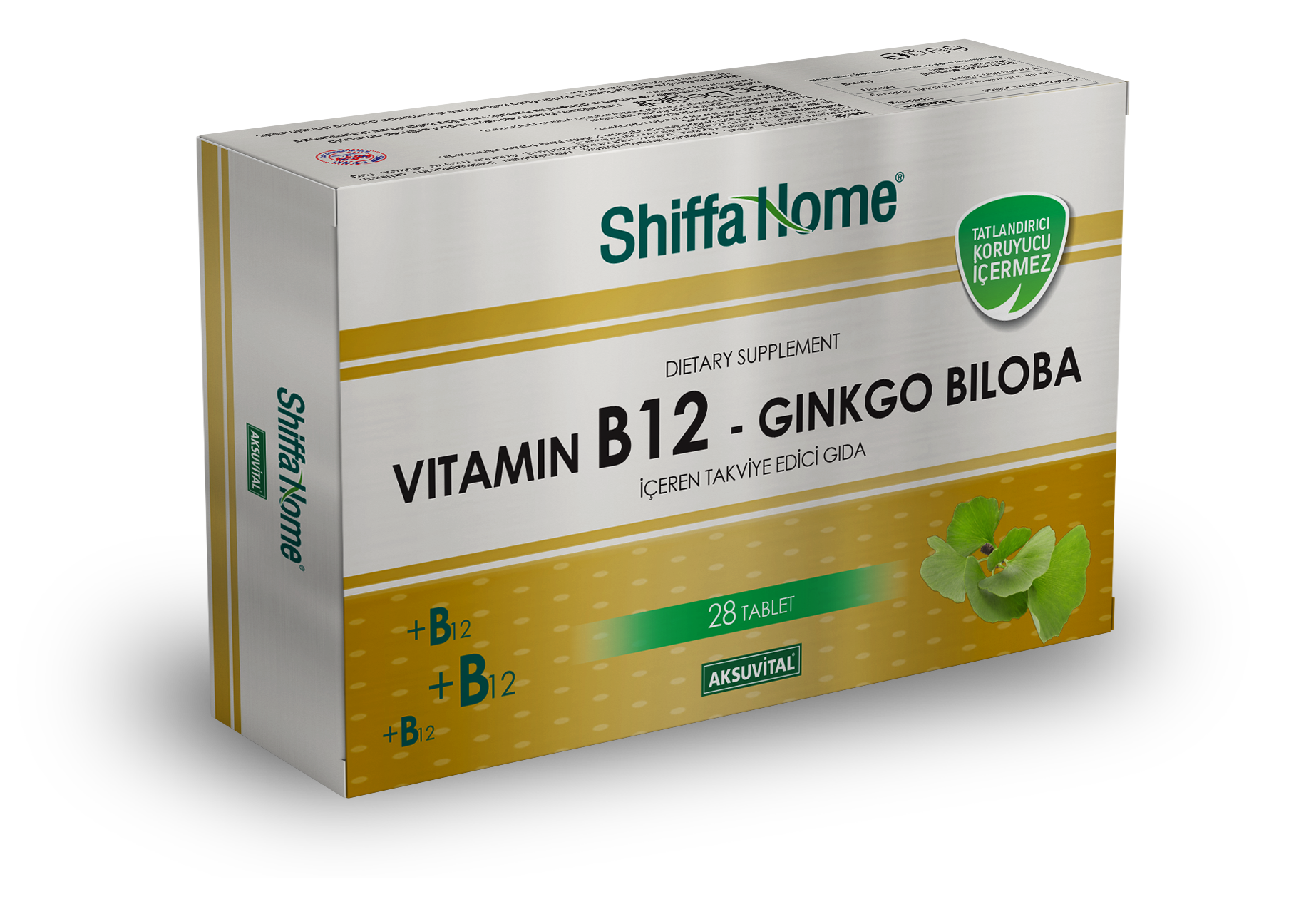 B12 Vitamini - Ginkgo Biloba 28 Tablet