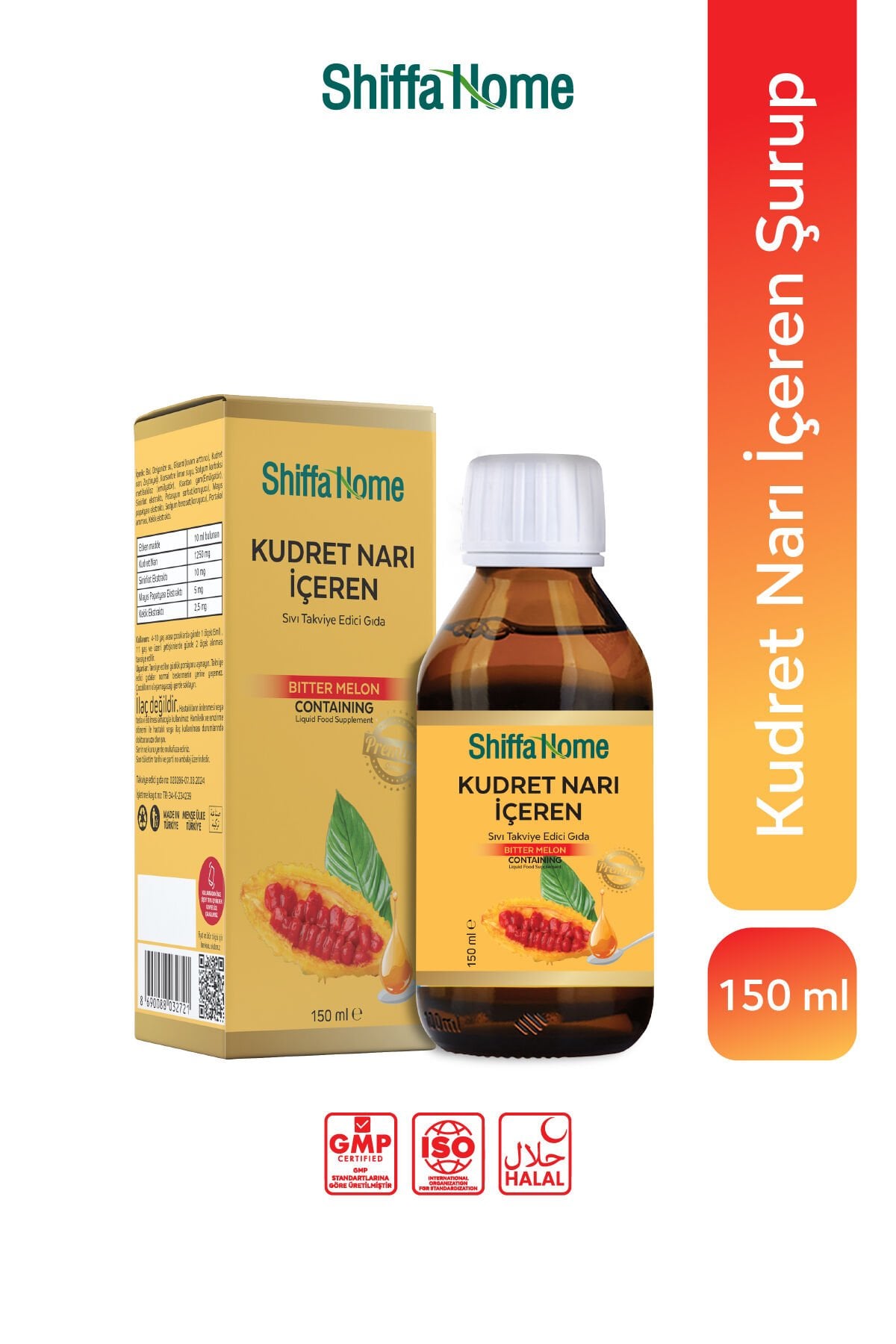 Kudret Narı İçeren 150 ml Şurup