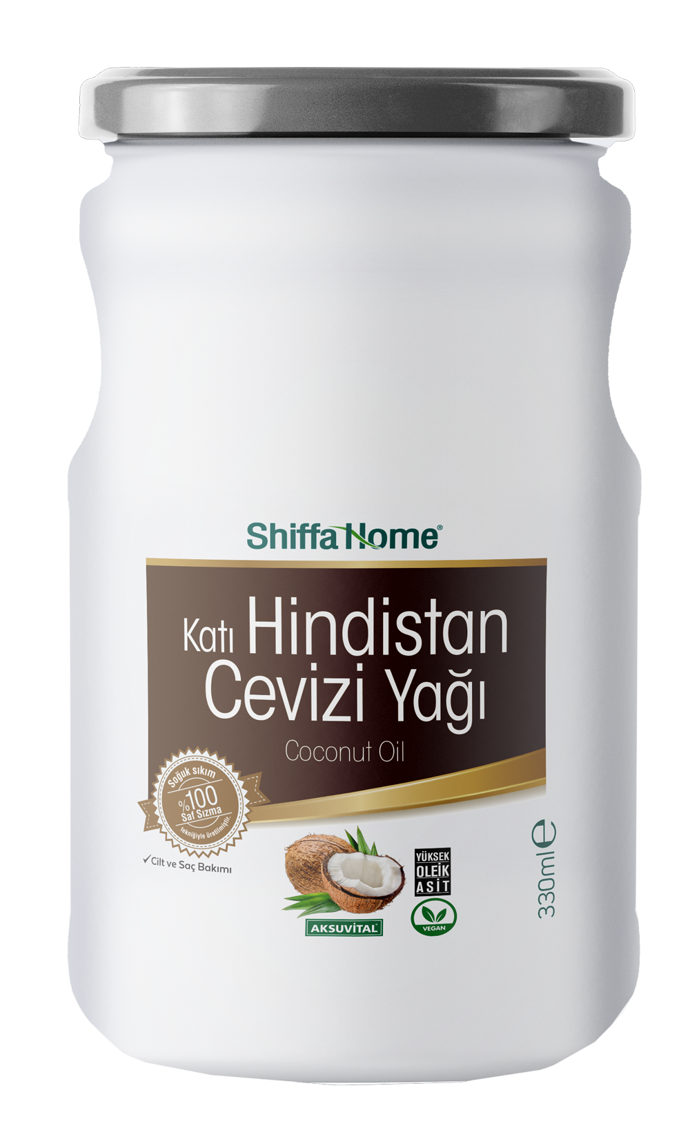 Katı Hindistan Cevizi Yağı 330 ml.
