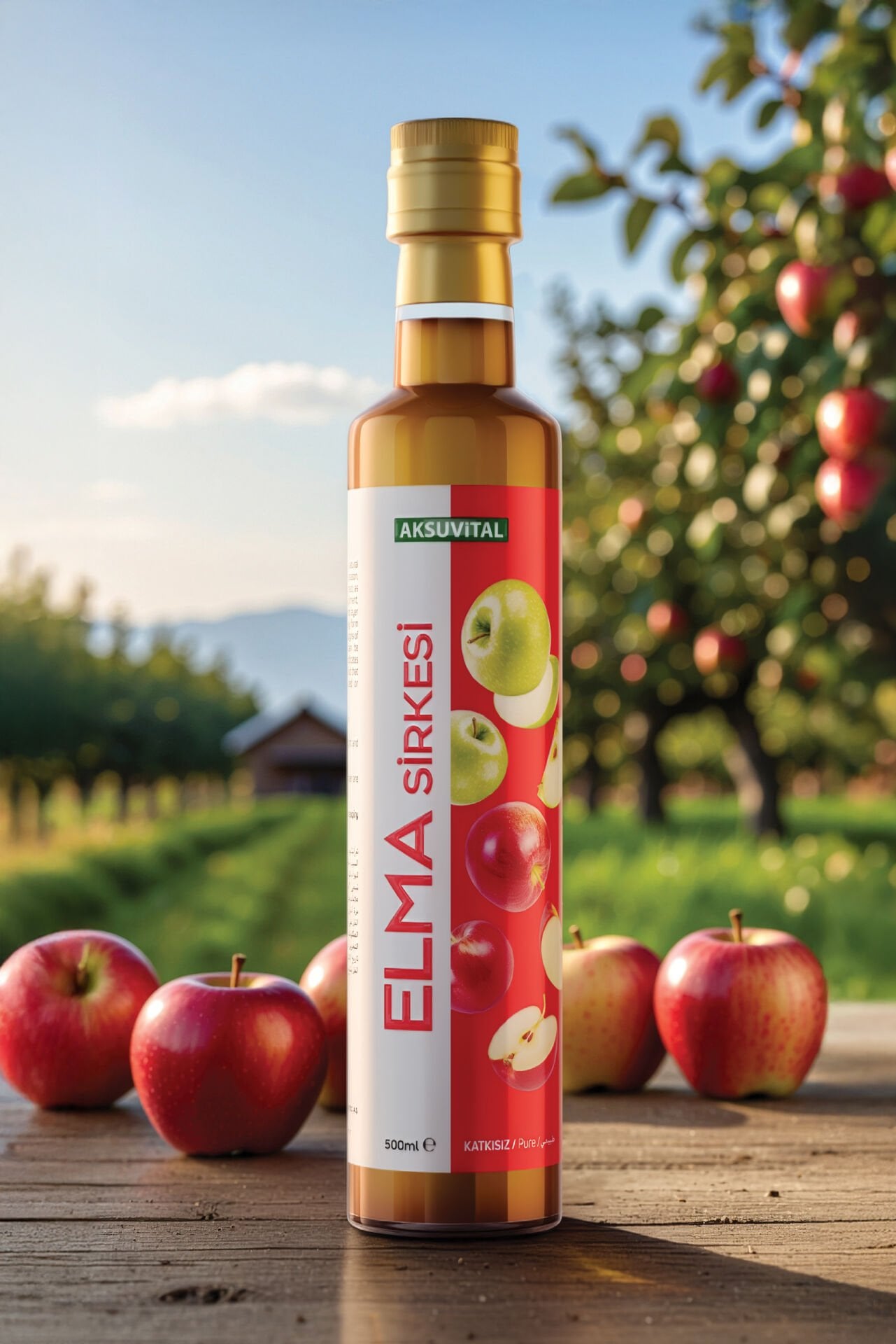 Elma Sirkesi 500 ml.