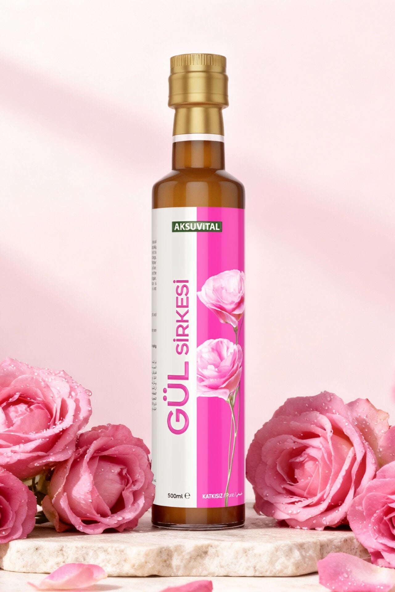 Gül Sirkesi 500 ml.