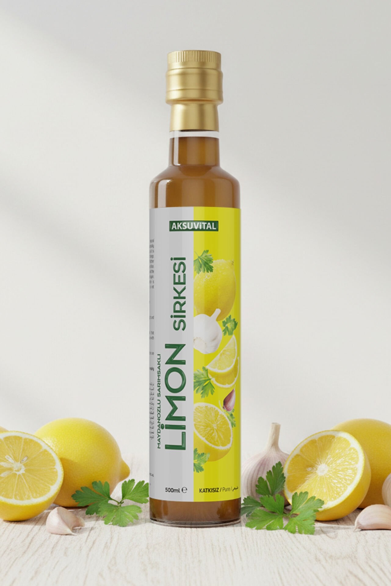 Maydonoz & Sarımsak & Limon Sirkesi 500 ml.