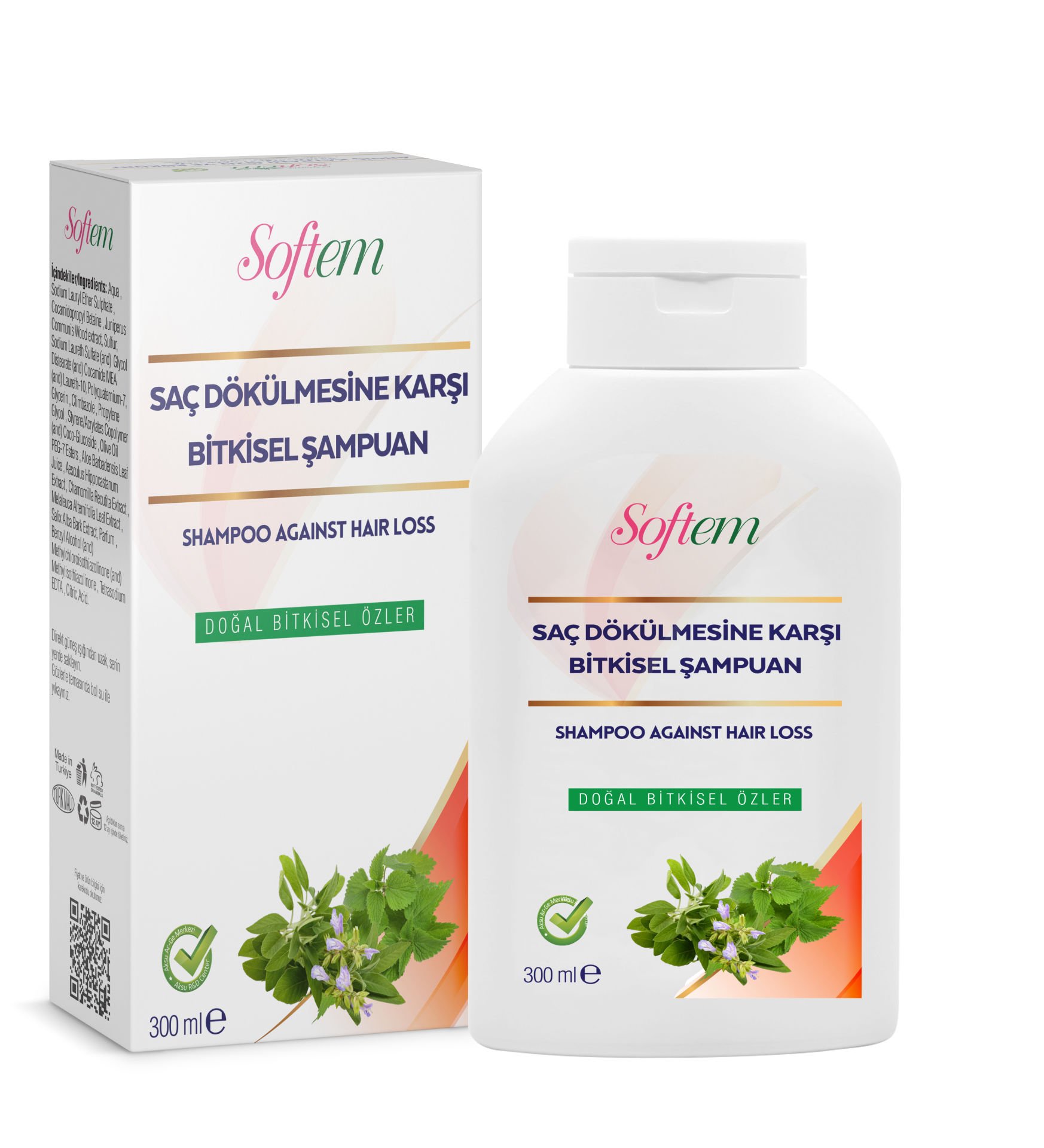 Saç Dökülmesi Karışıtı Bitkisel Şampuan 300 ml