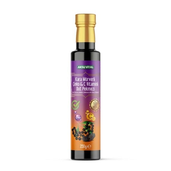 Kara Mürverli Çinko & C Vitaminli Dut Pekmezi 350 gr