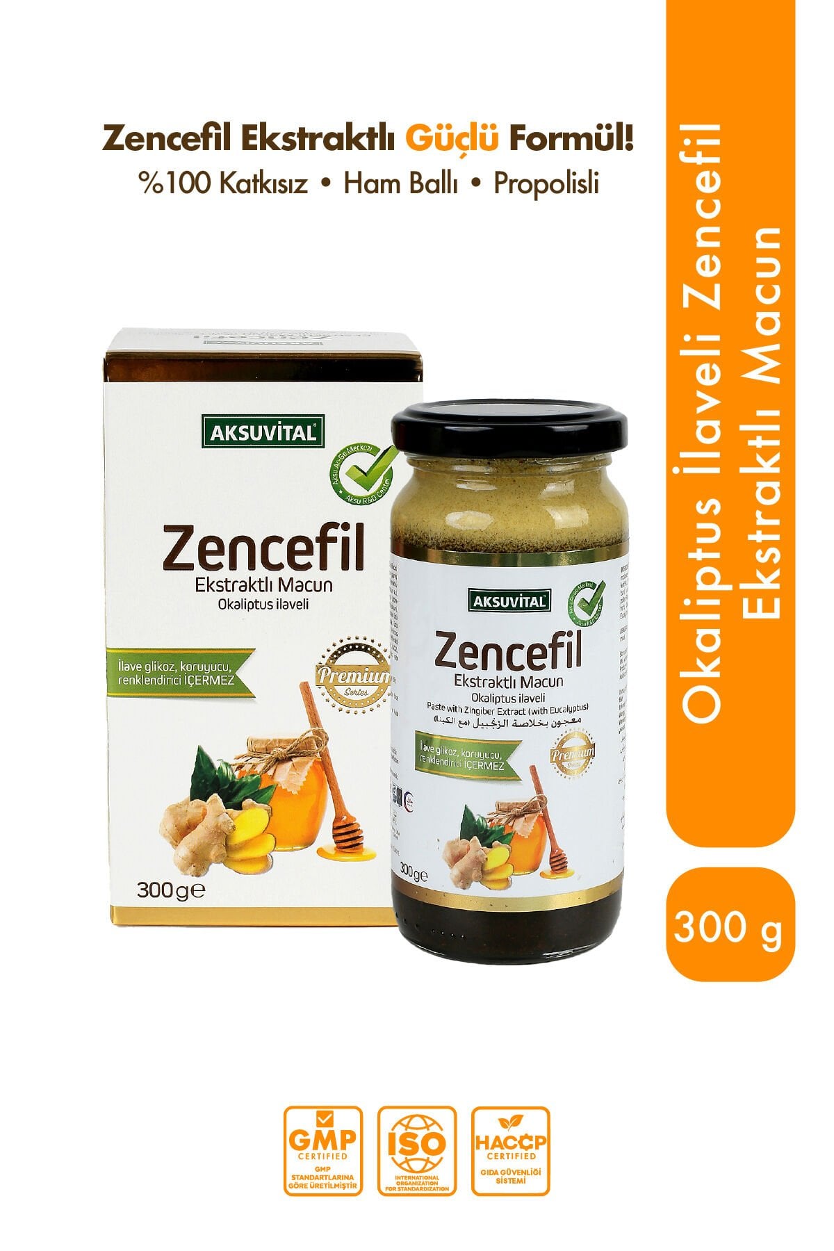 Okaliptus İlaveli Zencefil Ekstraktlı Macun 300 gr