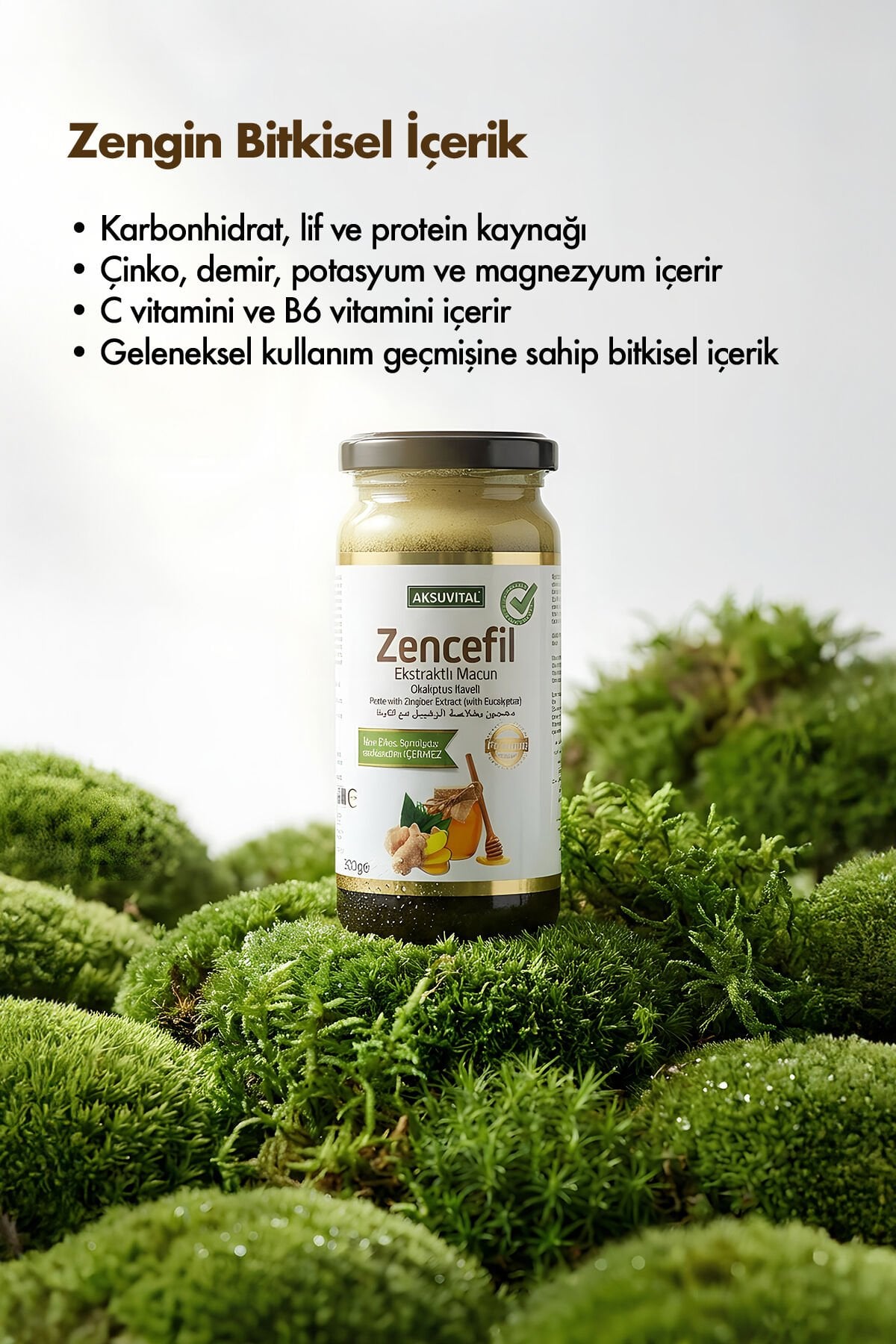 Okaliptus İlaveli Zencefil Ekstraktlı Macun 300 gr