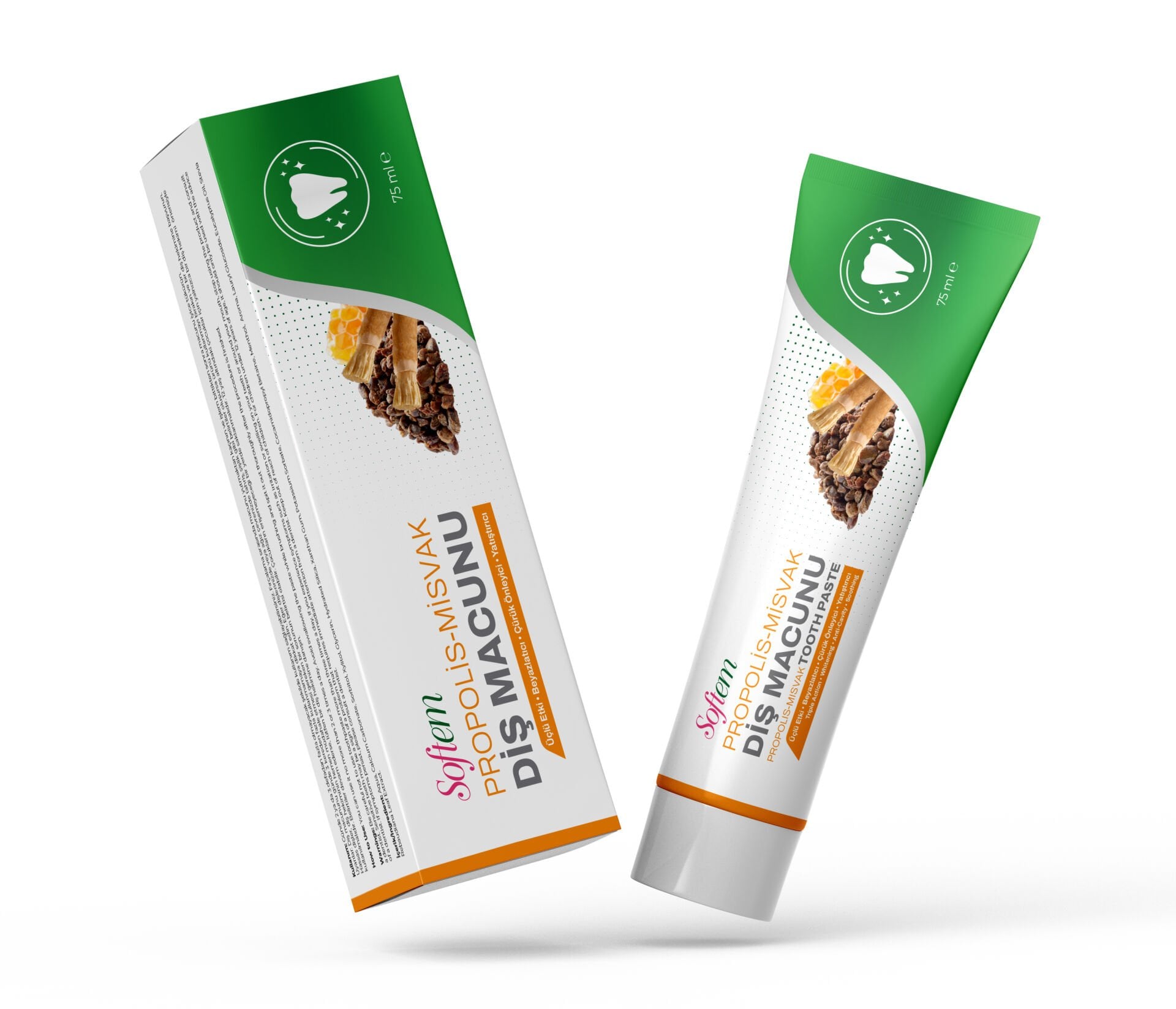 Propolisli Misvaklı Diş Macunu 75 ml.