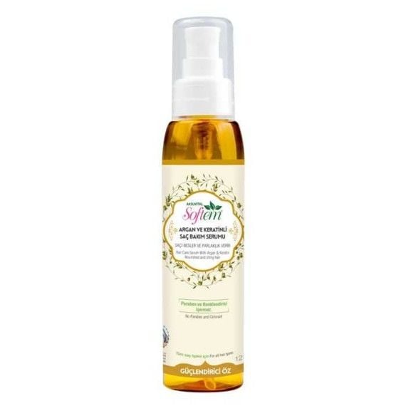 Argan ve Keratinli Saç Bakım Serumu 125 ml.