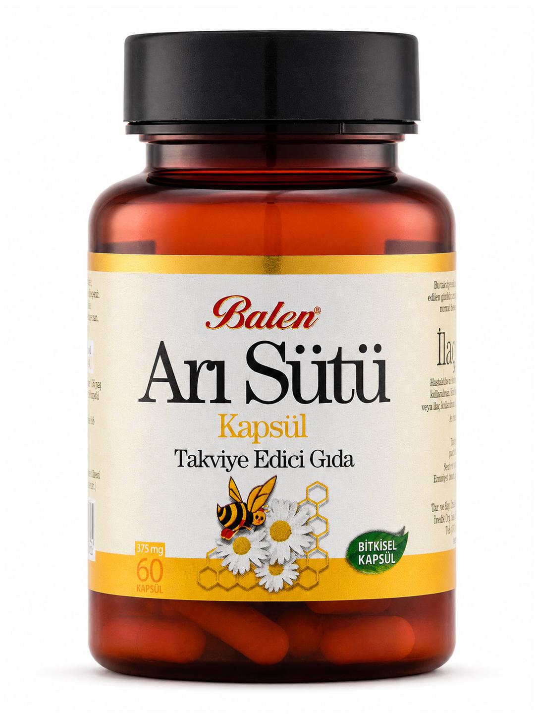 Arı Sütü 375 mg 60 Kapsül