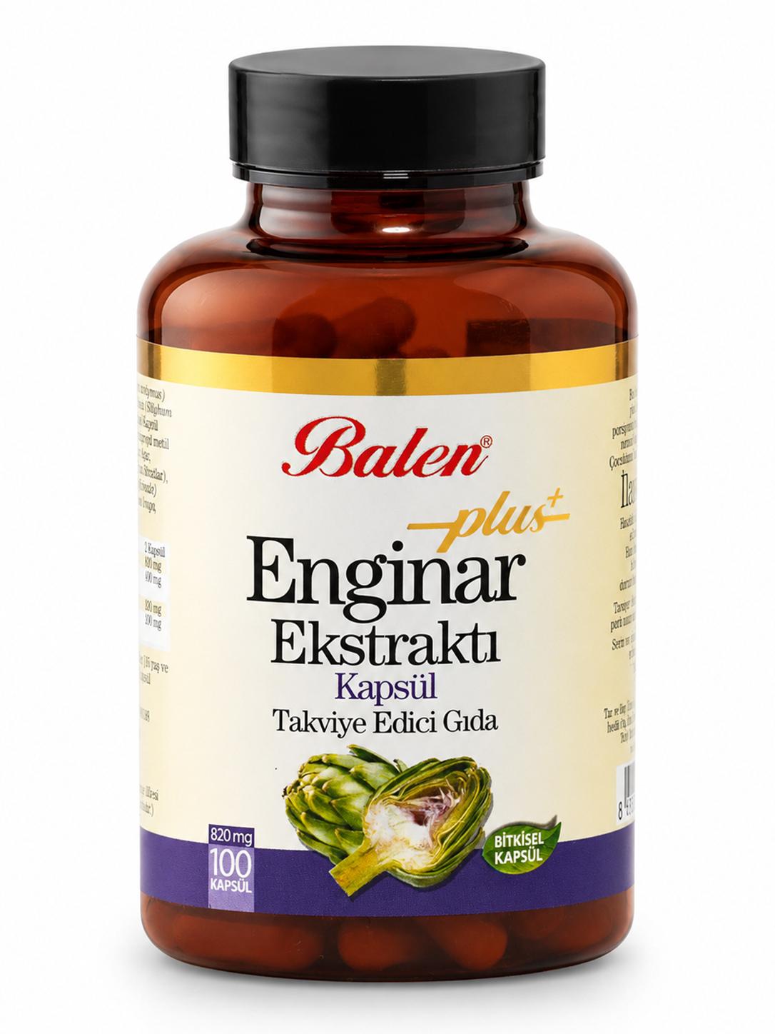 Enginar Plus 820 mg 100 Kapsül