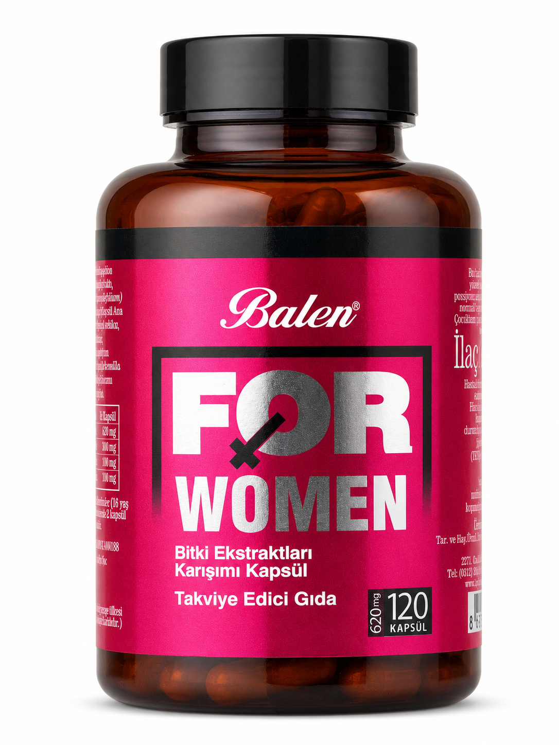 Forwomen Bitki Ekstraktları Karışımı 620 mg 120 Kapsül