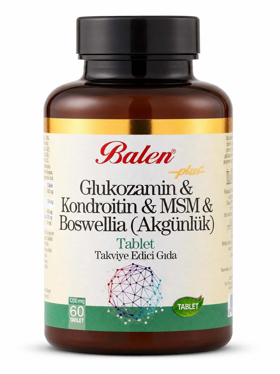 Glukozamin Kondroitin Msm Boswellia 1200 mg 60 Tablet