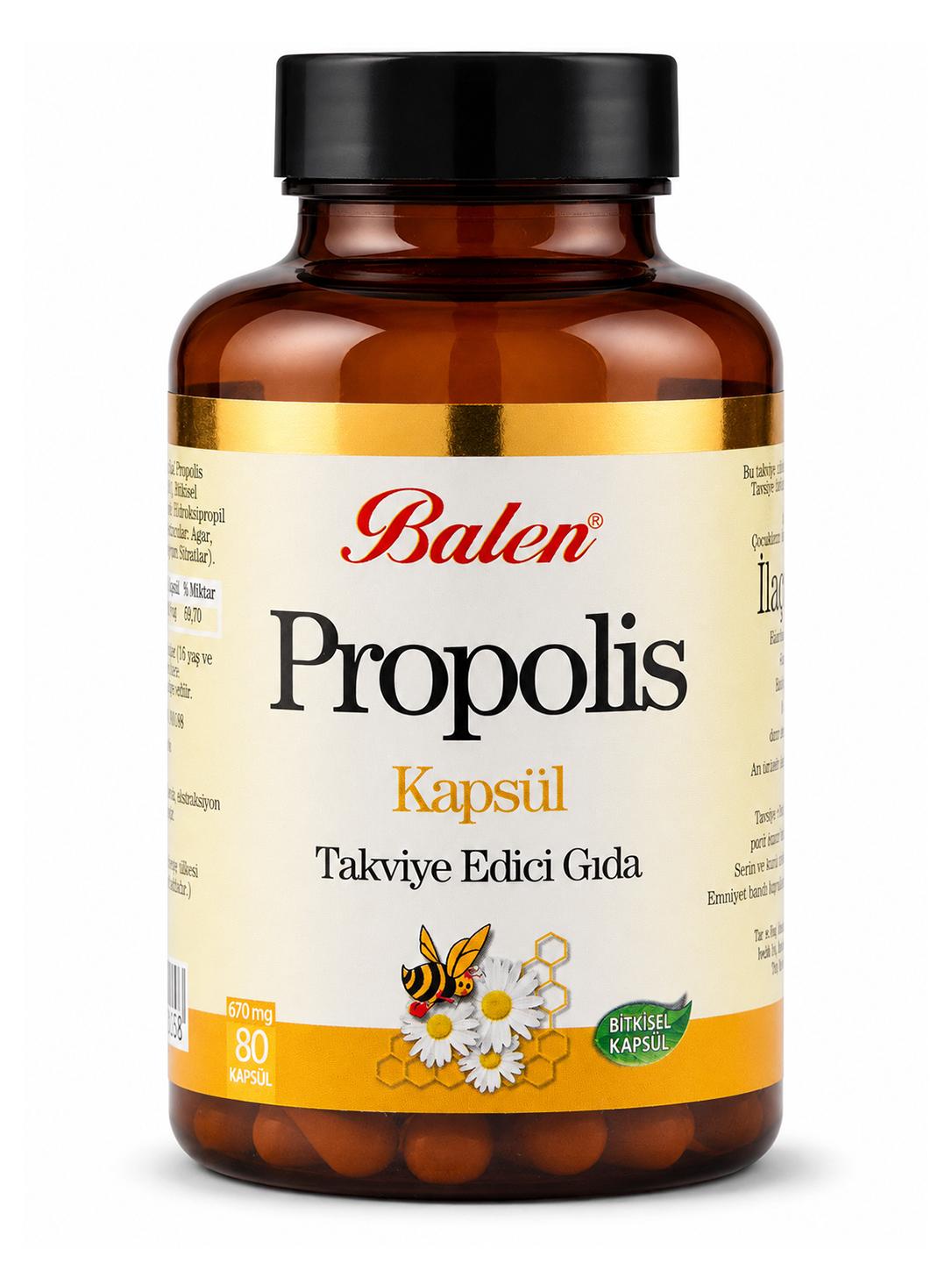 Propolis 670 mg 80 Kapsül