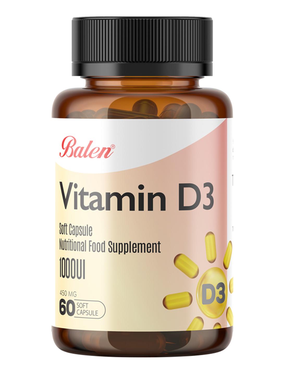 Vitamin D3 450 mg 60 Yumuşak Kapsül