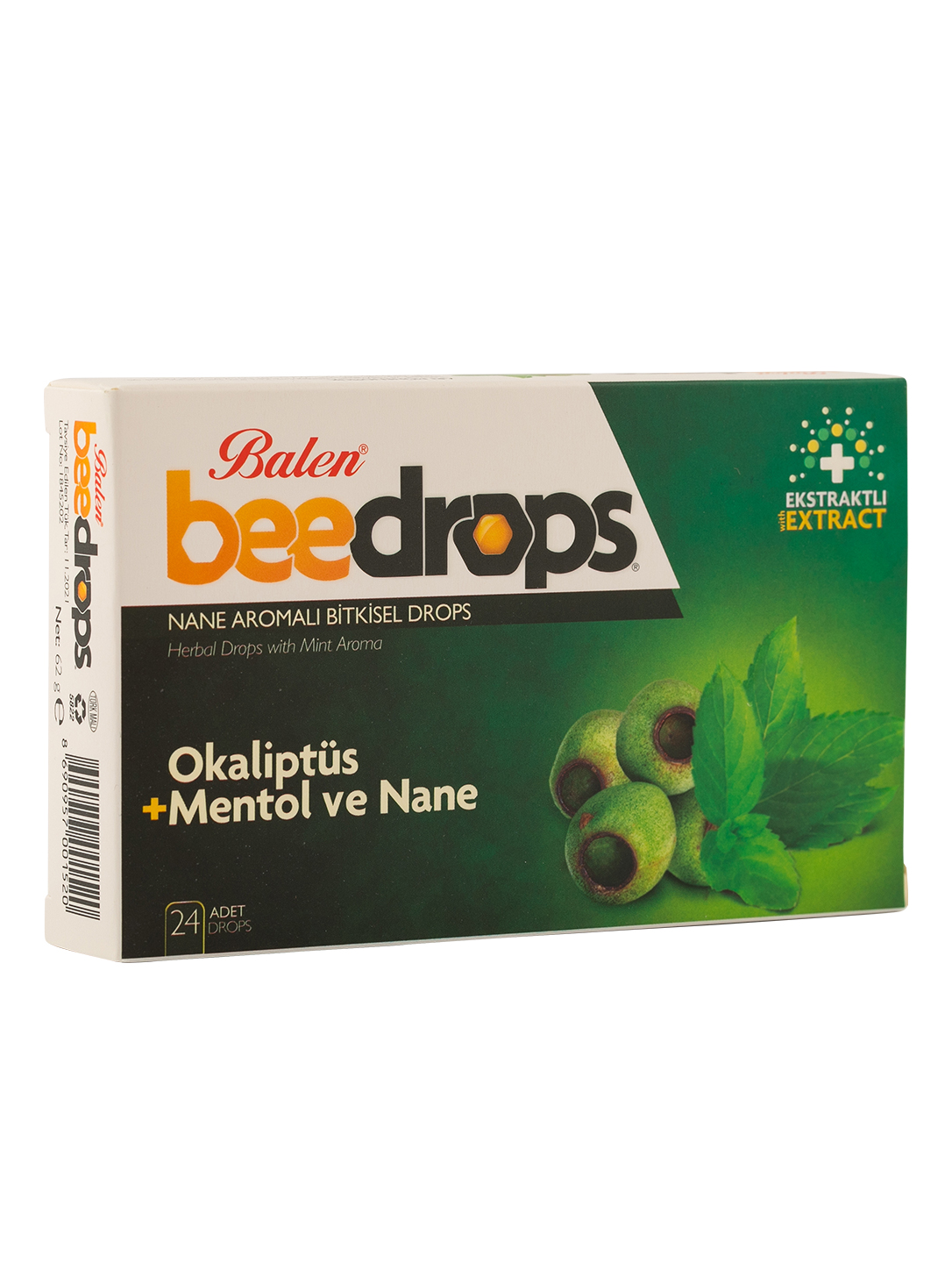 Beedrops Okaliptus + Mentol + Nane Aromalı Drops