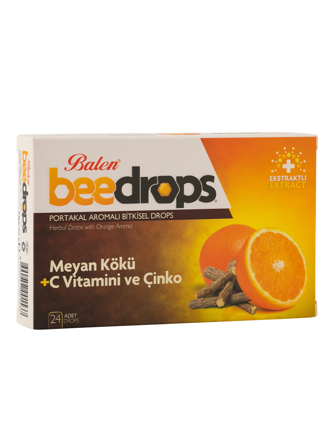 Beedrops Meyan Kökü + C Vit. + Çinko + Portakal Aromalı Drops